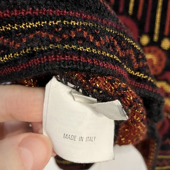 Vintage Storie di Maglieria De Pietri Dorrit Cardigan Womens Knit Boho Romantic - Picture 5 of 13